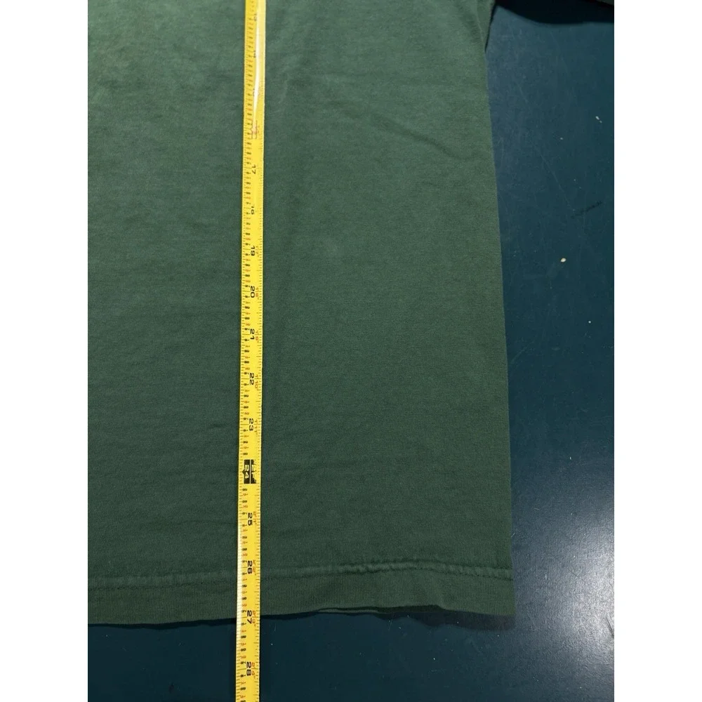 Vtg 90s Michigan State Basketball T-Shirt Men's Large Faded Green Breslin Center